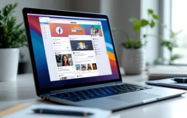 Utente che gestisce le impostazioni della privacy sui social