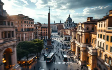 Image of Civil Protection during an emergency in Rome