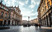 Re Carlo III durante la sua visita a Roma con leader italiani
