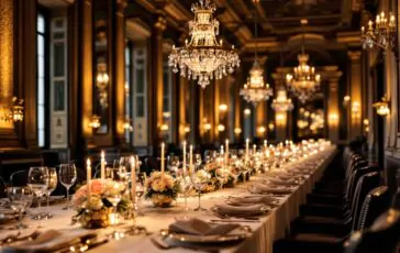 Re Carlo e Regina Camilla durante una cena di gala al Quirinale