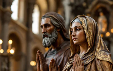 Statue storiche restituite alla Chiesa di San Lorenzo a Sauris
