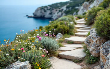 Rita De Crescenzo con il suo seguito a Peschici per Pasqua