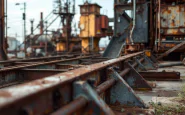 Manifestazione per la salute dei lavoratori dell'acciaio a Taranto