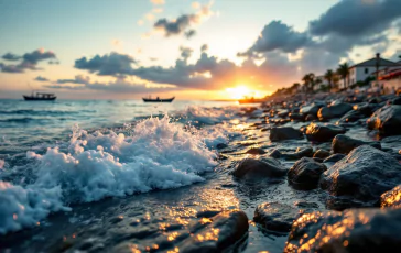 Sbarco di migranti a Lampedusa durante la crisi umanitaria