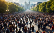 Manifestazione pro Palestina a Milano con scontri