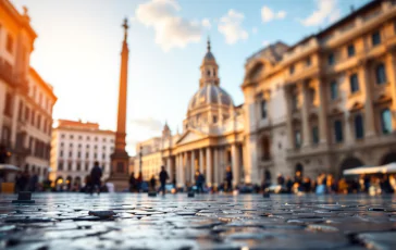 Forze dell'ordine in azione a Roma per il conclave
