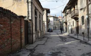 Immagine della sparatoria a Monreale con polizia sul posto
