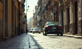 Auto colpita da colpi di arma da fuoco a Foggia