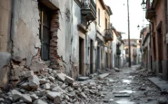 Immagine del terremoto in provincia di Potenza