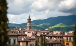 Immagine di scuole chiuse a Spoleto dopo il terremoto