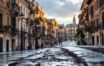 Immagine del terremoto in Sicilia con epicentro a Siracusa