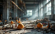 Immagine di un cantiere con segnaletica di sicurezza