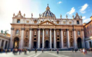 Fedeli in lacrime durante l'ultimo saluto a Papa Francesco
