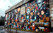 Murales dedicato ai testimoni dell'Olocausto vandalizzato a Milano