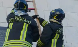 incendio roma testaccio