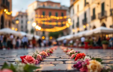Bersaglieri in parata durante il raduno a Marsala