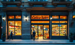 Imagen de un supermercado en Catania con investigaciones en curso