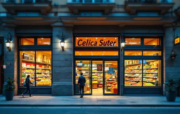 Immagine di un supermercato del Catanese con indagini in corso