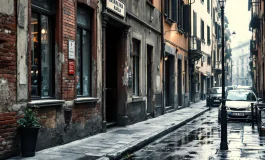 Immagine dell'arresto dell'operaio coinvolto nell'omicidio