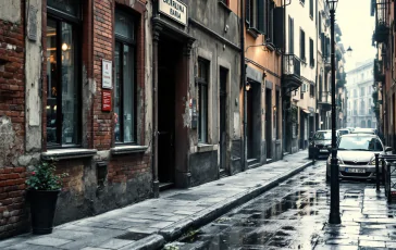 Immagine dell'arresto dell'operaio coinvolto nell'omicidio