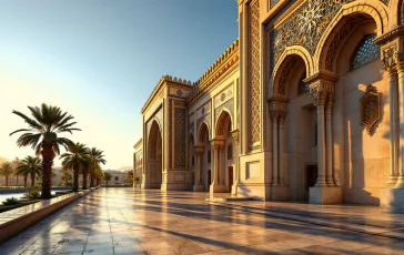 Immagine del centro islamico Bayan e discussioni europee