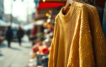 Chiamamifaro indossa una maglia dorata durante un evento