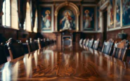 Immagine del Conclave 2025 con voto a distanza
