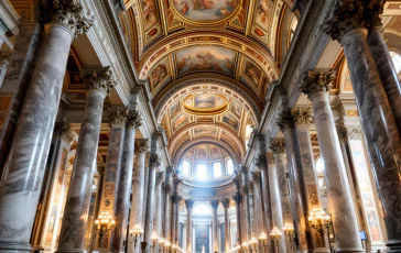 Immagine del conclave per l'elezione del Papa