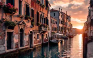Il sindaco di Venezia Luigi Brugnaro in conferenza stampa
