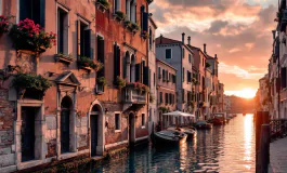 Il sindaco di Venezia Luigi Brugnaro in conferenza stampa