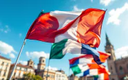 Manifestazione contro il divieto di 'Bella ciao'