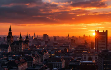 Grafico sull'affluenza e risultati delle elezioni comunali