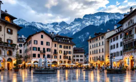 Manifestation électorale dans le Trentin-Haut-Adige