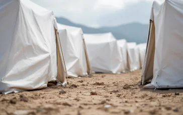 Immagine di migranti in arrivo a Lampedusa
