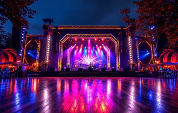 Immagine dell'Eurovision Song Contest con artisti sul palco