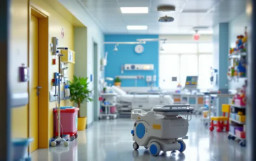 Francesco Camarda gioca con i bambini all'ospedale Buzzi