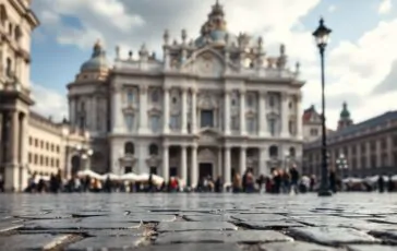 Fumata nera sopra Piazza San Pietro durante l'attesa