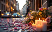 Funerali privati di Guerrino Casamonica in un contesto silenzioso