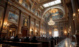 Jóvenes abanderados de la República en acción por la comunidad