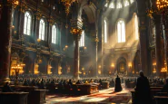 Immagine che rappresenta il conclave digitale e i social media