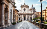 Il Papa in visita a una basilica romana storica