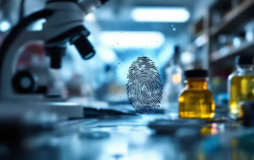 Impronta di Chiara Poggi con dettagli investigativi