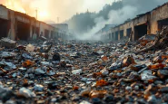 Incendio alla Ecogreen Planet Srl nella zona industriale
