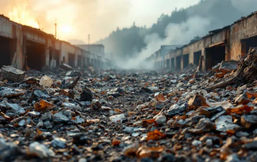 Incendio alla Ecogreen Planet Srl nella zona industriale