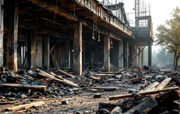 Indagini su incendio doloso a Prato con vigili del fuoco