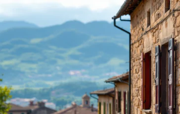 Incendio a Gubbio con fumi e soccorritori sul posto