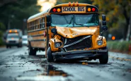 Incidente tra scuolabus e Tir sulla Pedemontana