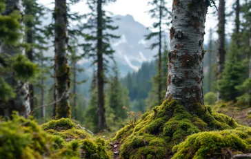 Boscaiolo in un bosco del Friuli dopo un incidente mortale