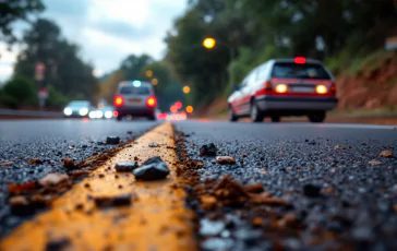 Incidente mortale sulla via Ardeatina con auto coinvolte