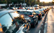 Traffico bloccato sul Grande Raccordo Anulare a Roma
